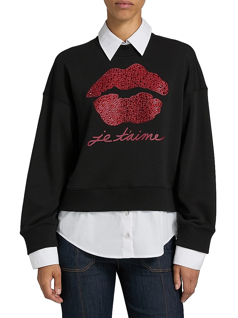 Je Taime Justina Layered Sweater