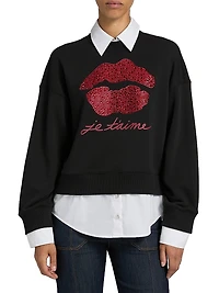 Je Taime Justina Layered Sweater