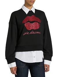 Je Taime Justina Layered Sweater