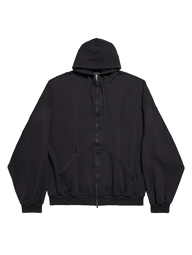 Security Tape Logo Zip-Up Hoodie