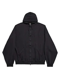 Security Tape Logo Zip-Up Hoodie