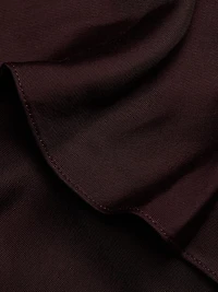 Violet Layered Flare-Sleeve Gown