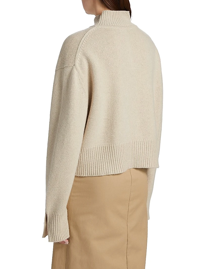The Rowe Cropped Cashmere Sweater