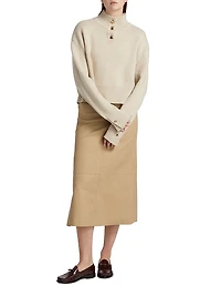 The Rowe Cropped Cashmere Sweater