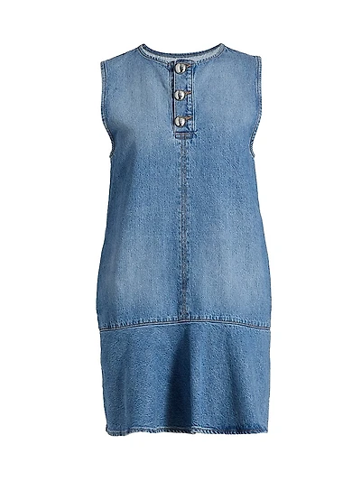Rosie Denim Flare Minidress