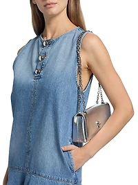 Rosie Denim Flare Minidress