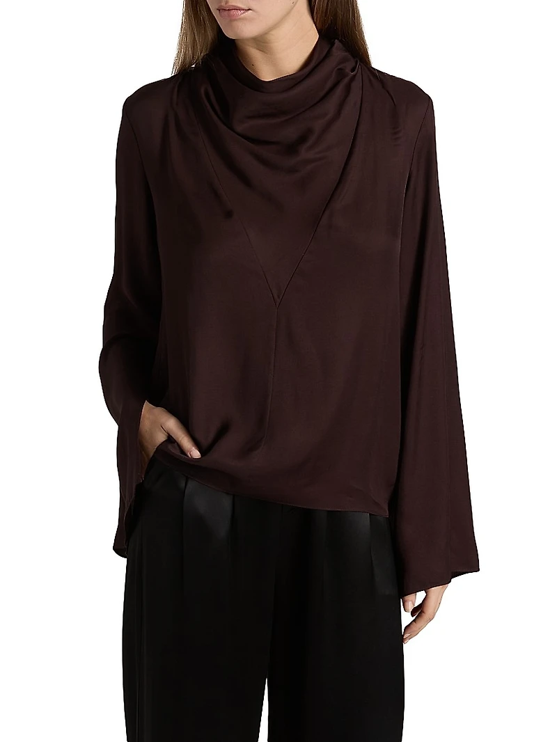 Isla Cowlneck Blouse