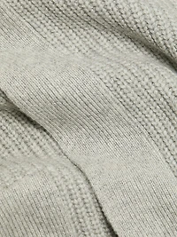 The Neal Zip-Front Belted Sweater