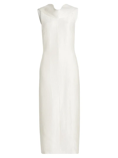 The Blair Silk Sheath Midi-Dress