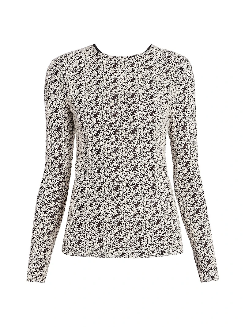 Soline Floral Long-Sleeve Top