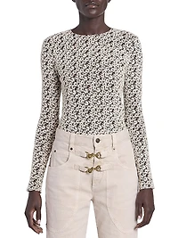 Soline Floral Long-Sleeve Top