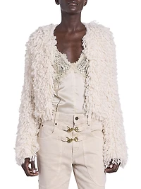 Fedra Alpaca-Blend Cardigan