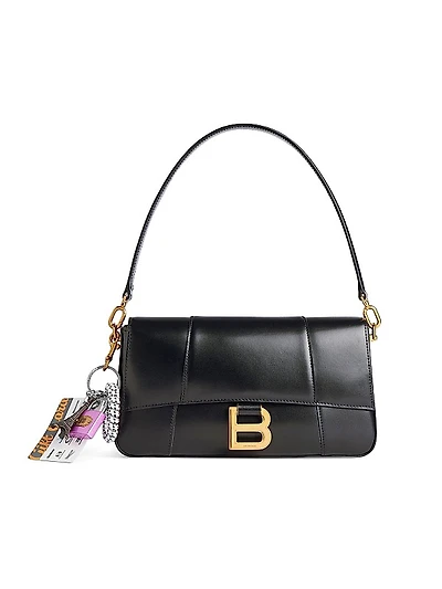 Hourglass Medium Sling Shoulder Bag with Charms