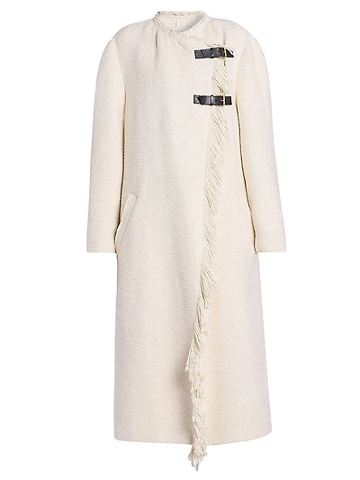 Gameia Cotton-Linen Longline Coat