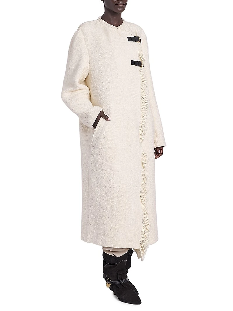 Gameia Cotton-Linen Longline Coat