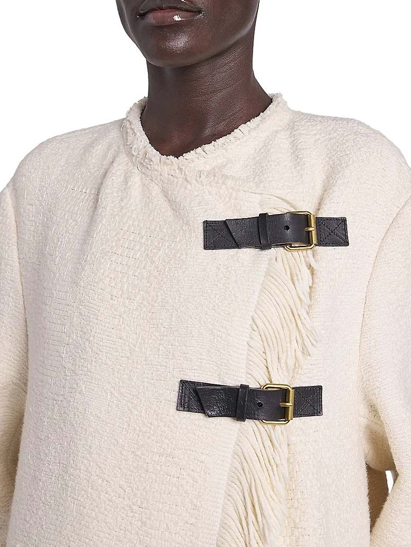 Gameia Cotton-Linen Longline Coat