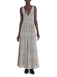 Sonia Floral Cotton-Blend Maxi Dress