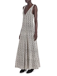 Sonia Floral Cotton-Blend Maxi Dress