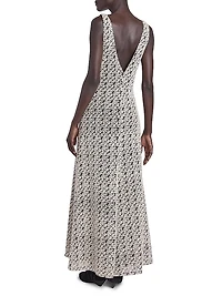 Sonia Floral Cotton-Blend Maxi Dress