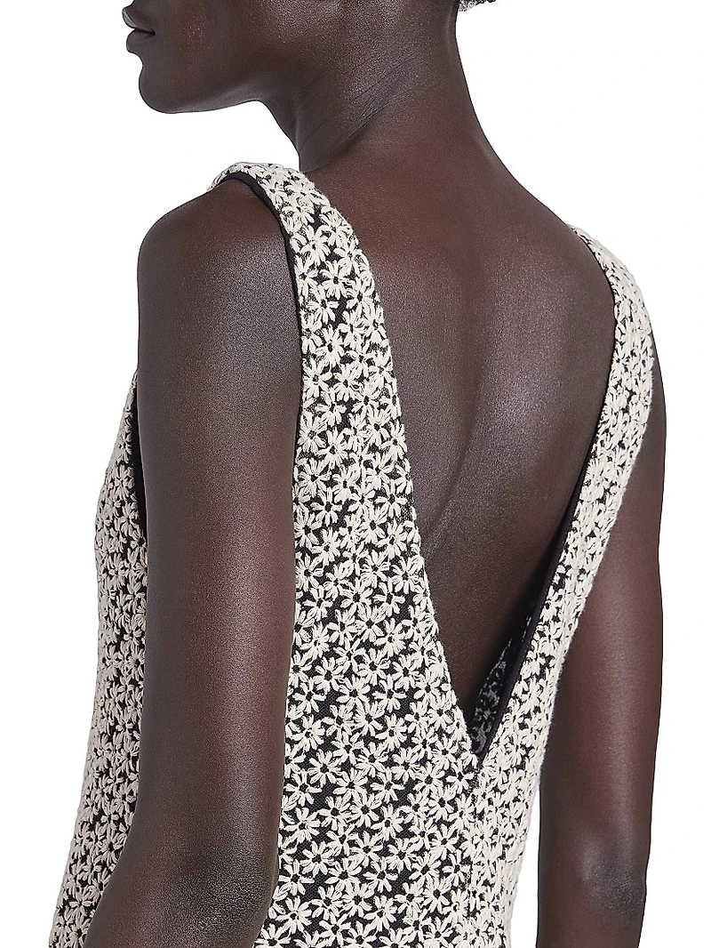 Sonia Floral Cotton-Blend Maxi Dress