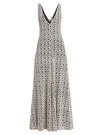 Sonia Floral Cotton-Blend Maxi Dress