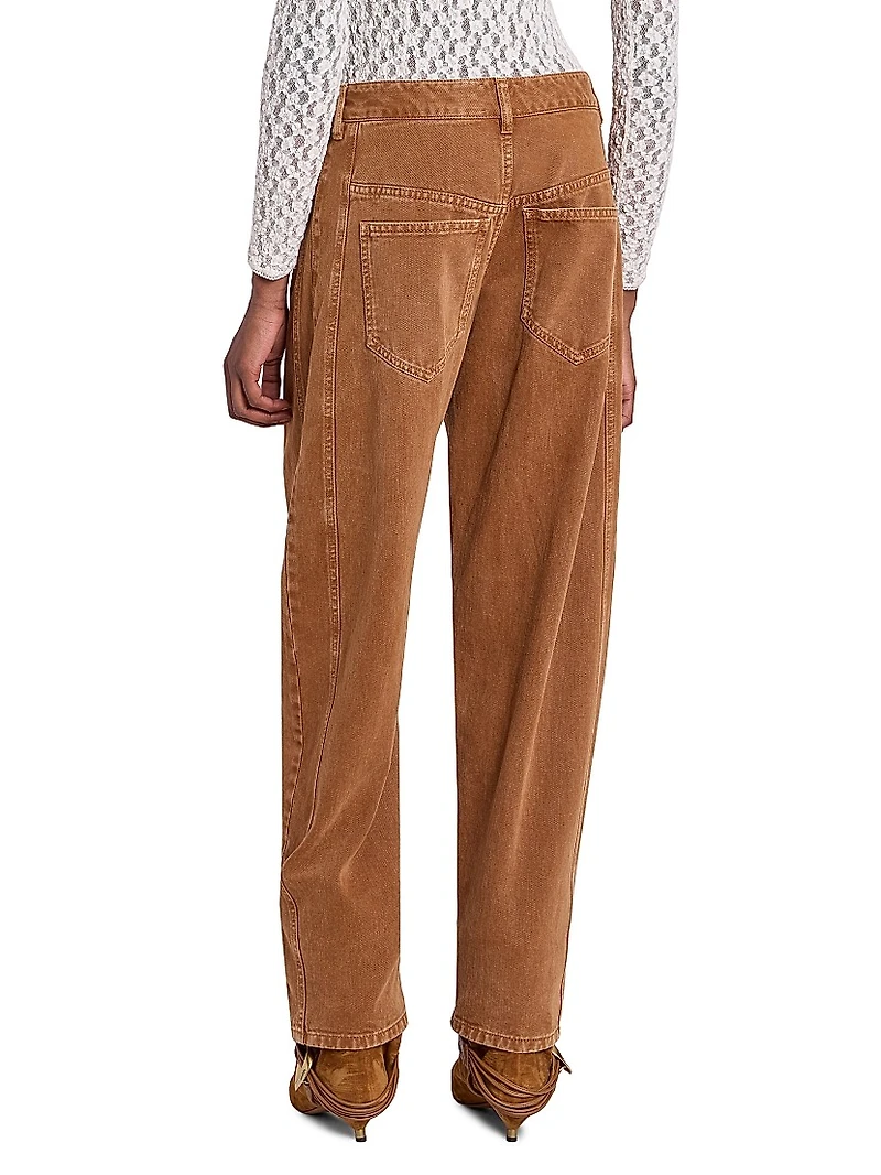 Oriane Cotton Relaxed-Fit Jeans