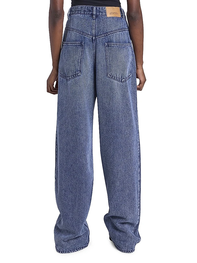 Rodayna Denim Straight Jeans