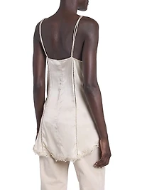 Diandra Lace-Trim Silk-Blend Cami