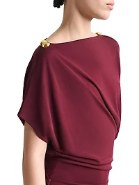 Brina Draped Gown