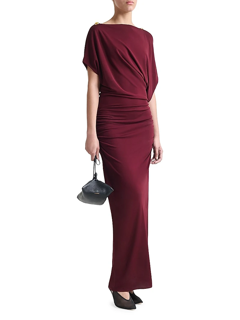 Brina Draped Gown