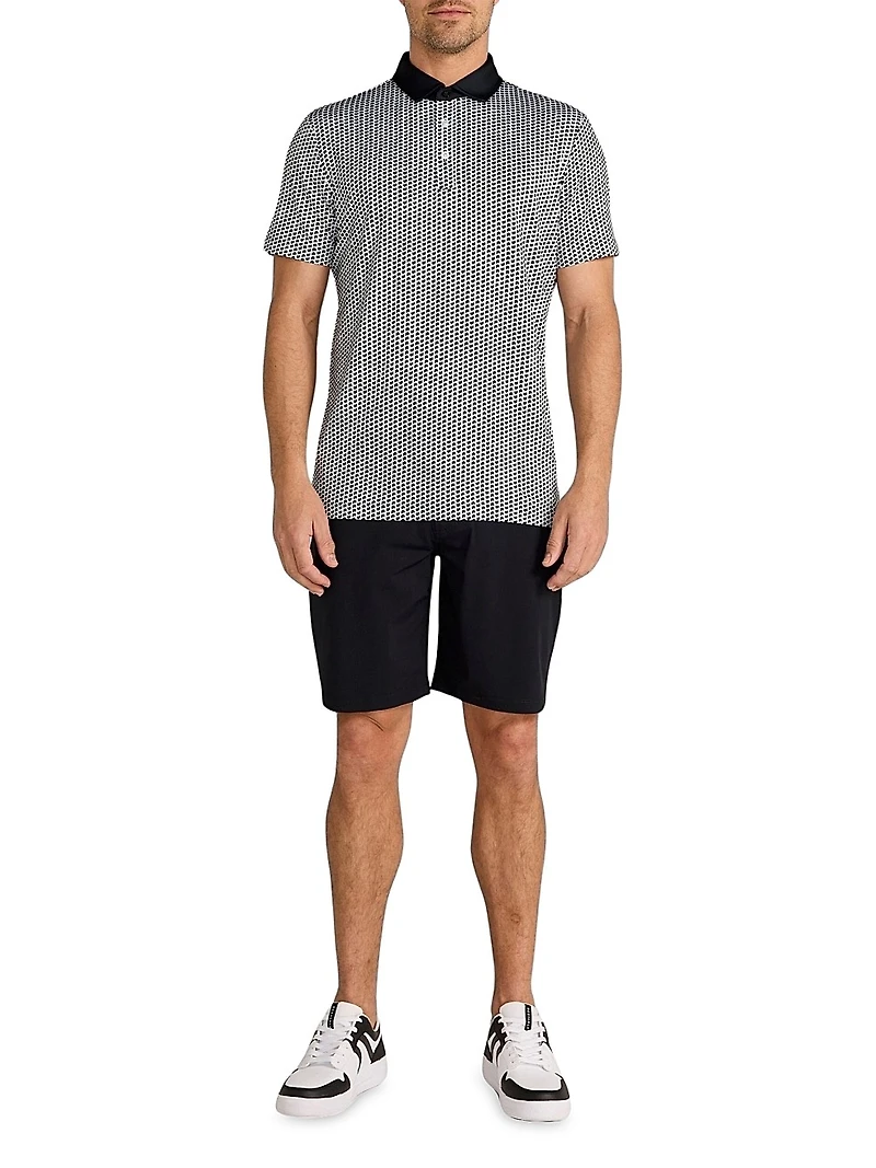 Graine Geometric Polo Shirt