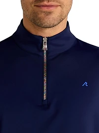 Serves Stretch-Knit Quarter-Zip Top