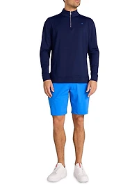 Serves Stretch-Knit Quarter-Zip Top