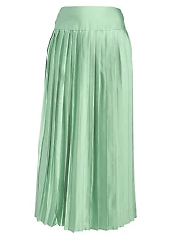 Matcha Pleated Skirt