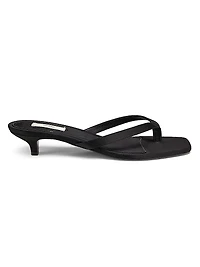 35MM Satin Slip-On Sandals