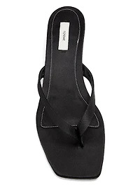 35MM Satin Slip-On Sandals