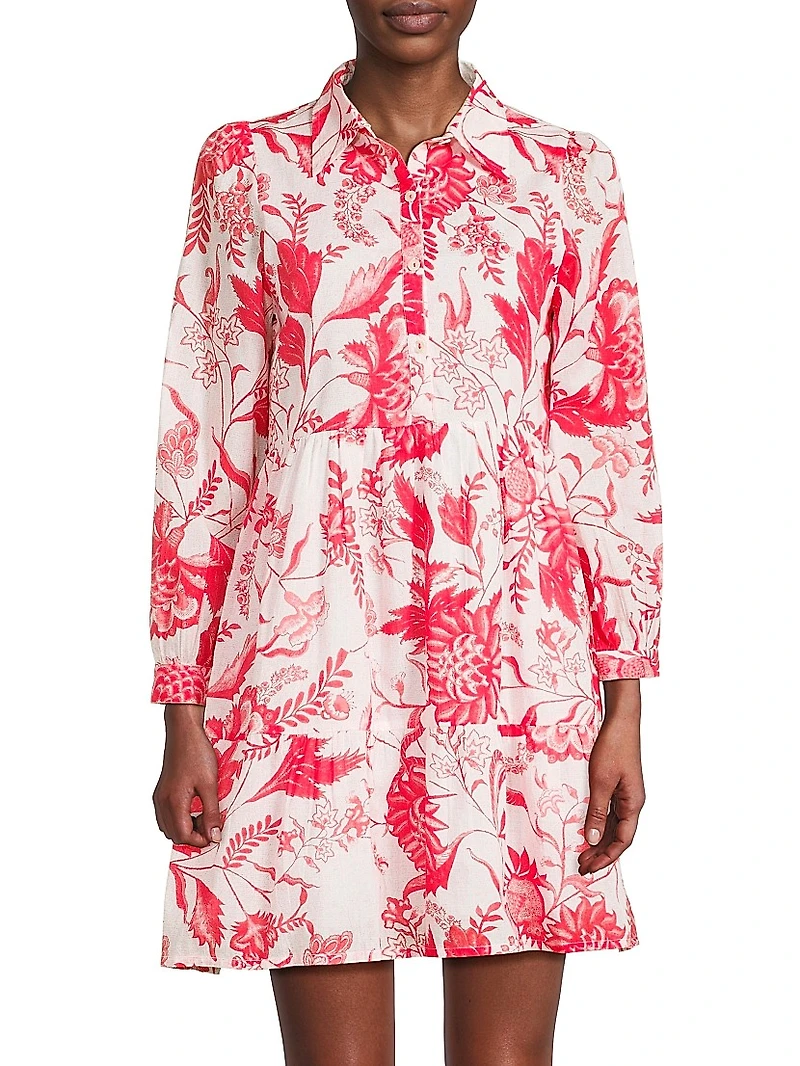 Romy Floral Cotton Minidress