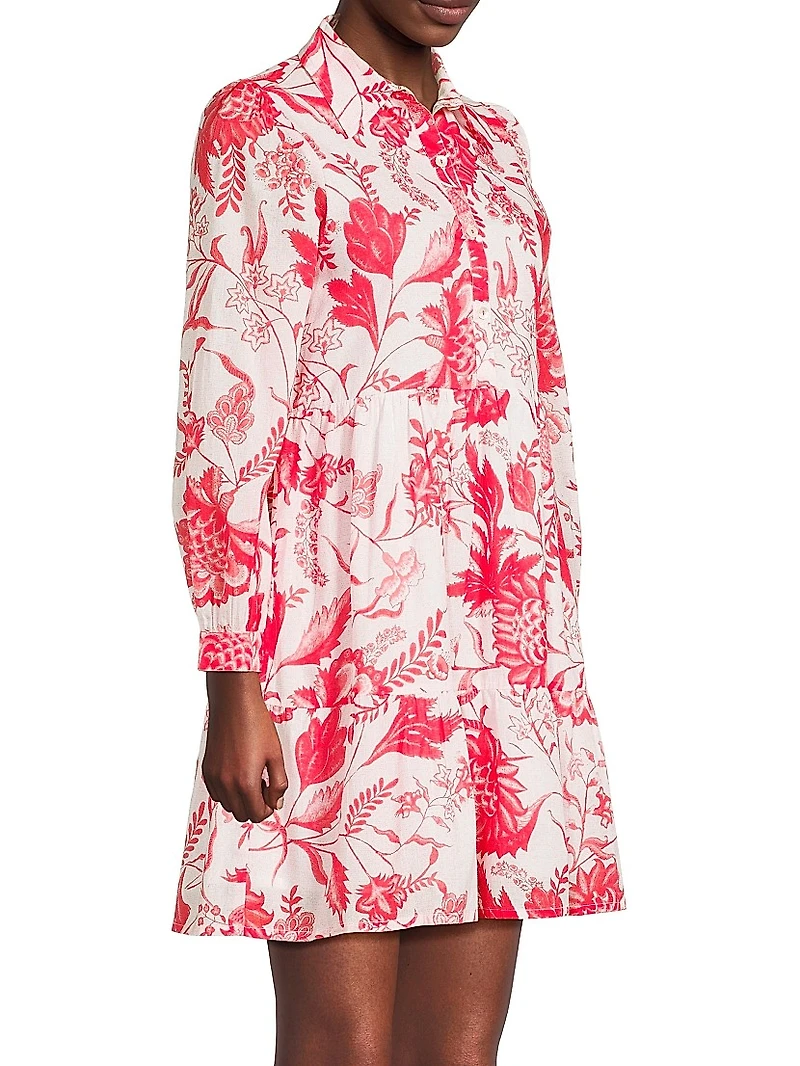 Romy Floral Cotton Minidress