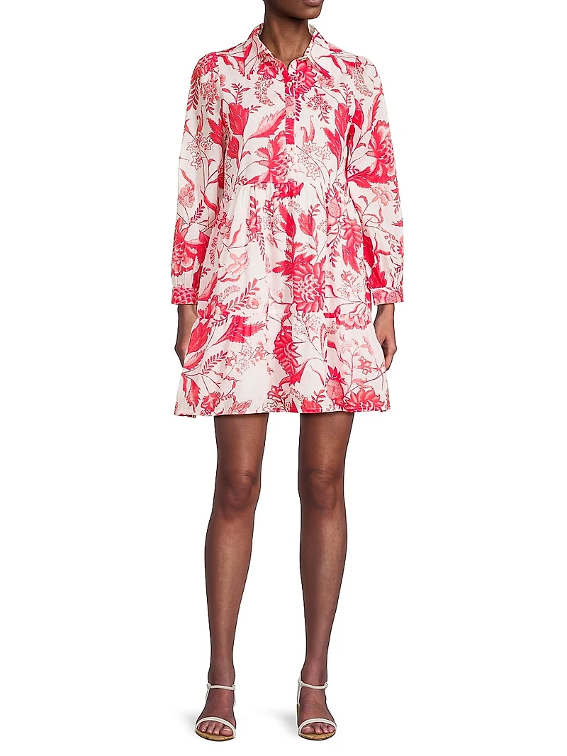 Romy Floral Cotton Minidress