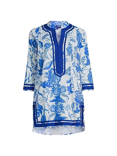 Tokyo Kurta Floral Cotton Minidress
