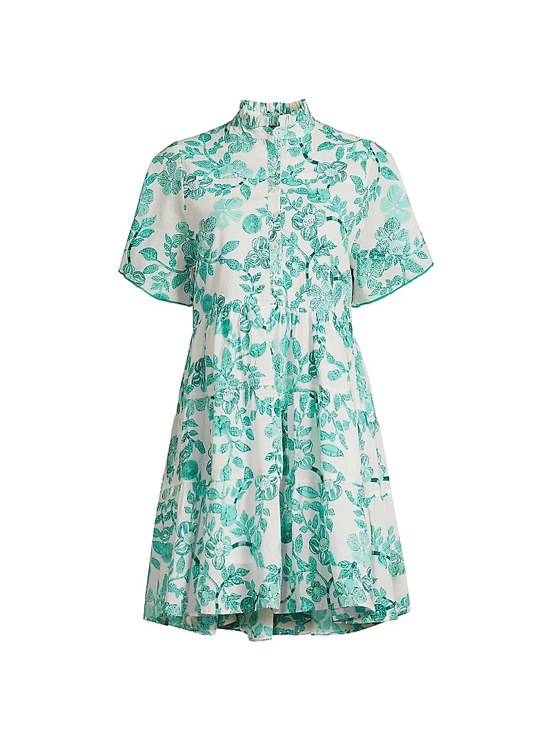Vibeka Floral Mini Shirtdress