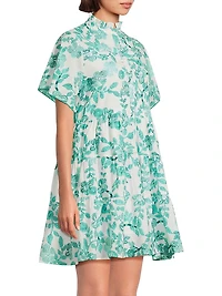 Vibeka Floral Mini Shirtdress