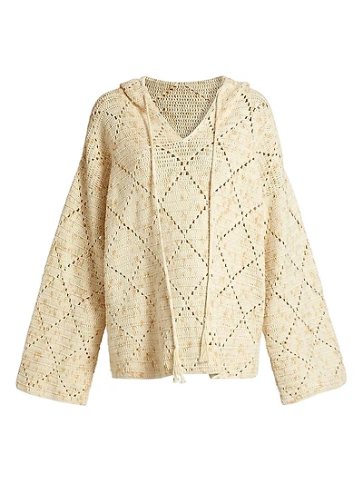 Baja Hand-Crocheted Hoodie