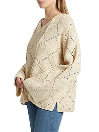 Baja Hand-Crocheted Hoodie