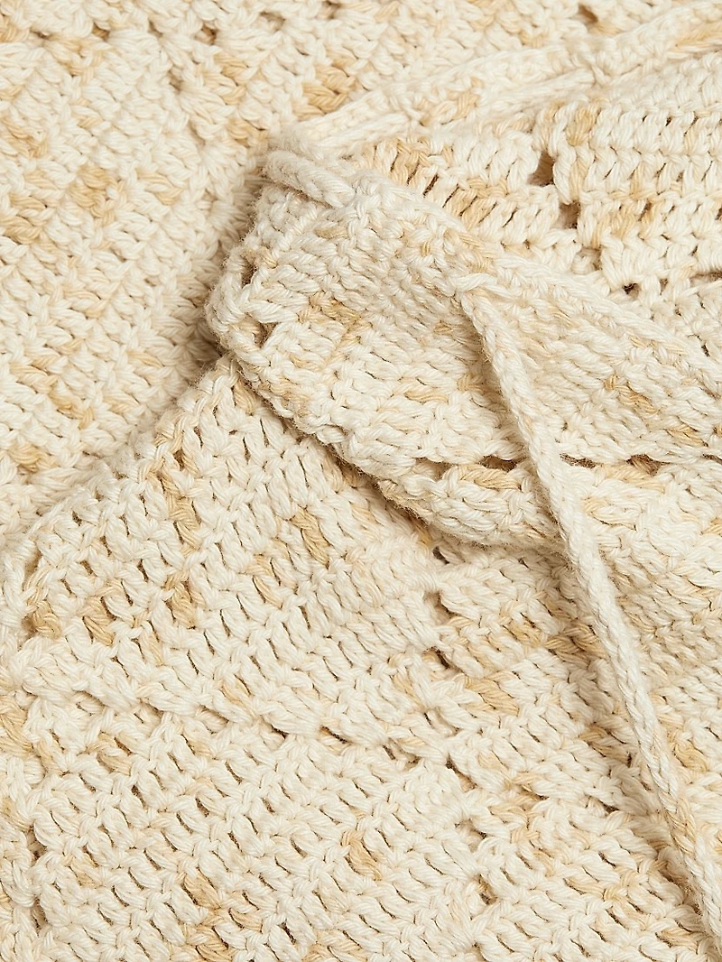 Baja Hand-Crocheted Hoodie