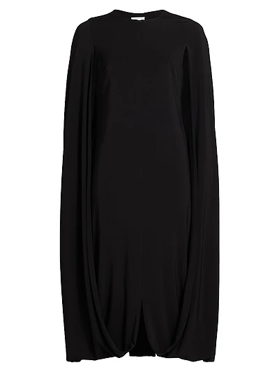 Fold Cape Cocoon Dress