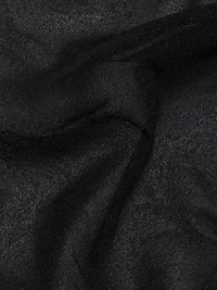 Sheer Turtleneck Long-Sleeve T-Shirt