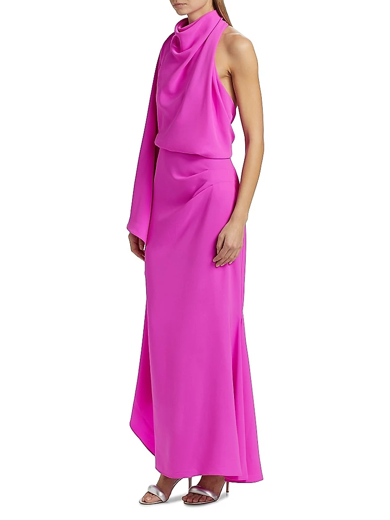 Flintshire Asymmetric Maxi Dress