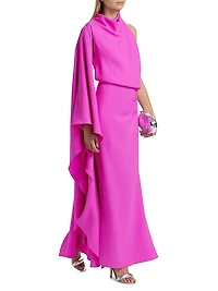 Flintshire Asymmetric Maxi Dress