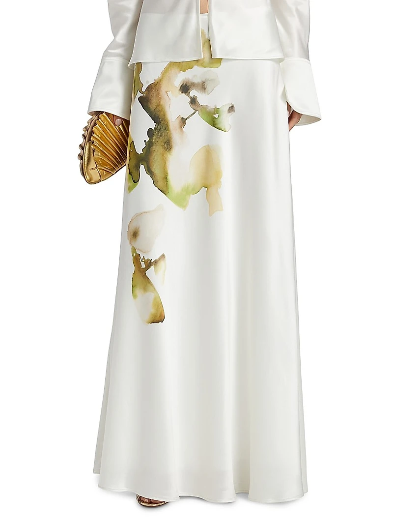 Soroba Satin Maxi Skirt